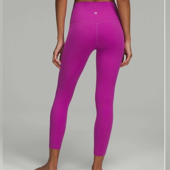 guc Lululemon Athletica align high-rise pant 25 inch Leggings 6 vivid plum - Picture 1 of 13